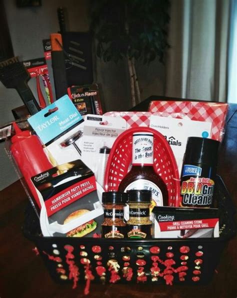 Fill a box with handmade bbq sauce and a delicious rub mix. 32 Homemade Gift Basket Ideas for Men