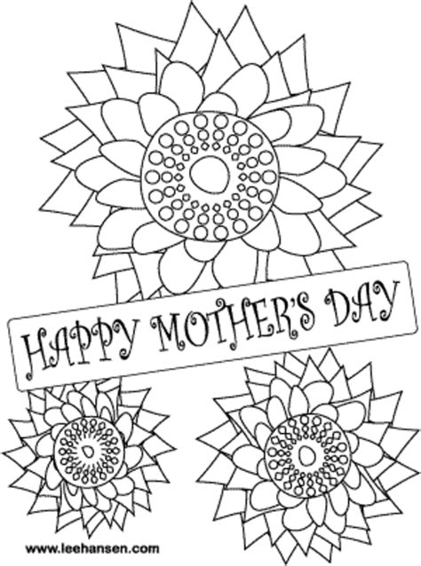Mothers Day Coloring Pages Hubpages