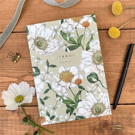 Hardback Luxury Notebook Spring Blossom In 2021 Flower Notebook