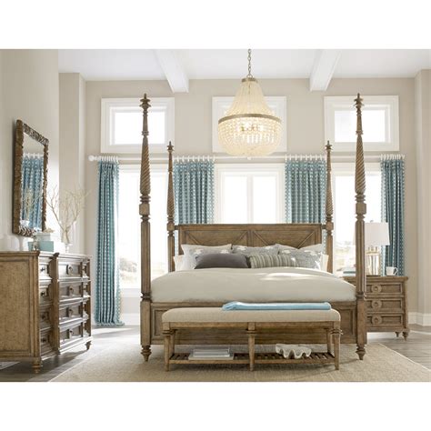 This poster bed is turning heads with its clean, streamlined vibe. Bay Isle Home Gerakies King Four Poster Customizable ...