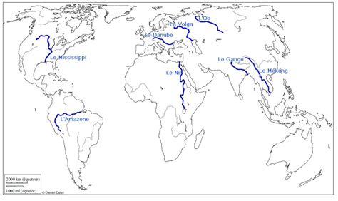 Carte Des Fleuves Du Monde Carte Du Monde Images