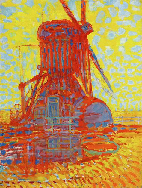 Mill In Sunlight 1908 Painting By Piet Mondrian