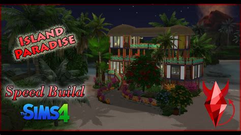 Island Paradise Speed Build Sims 4 Base Game And Island Living Only