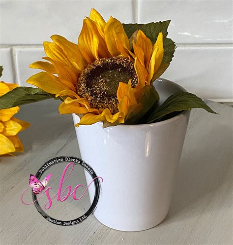 Ceramic 12oz Flower Pot Sublimation Blank Sublimation Blanks Canada