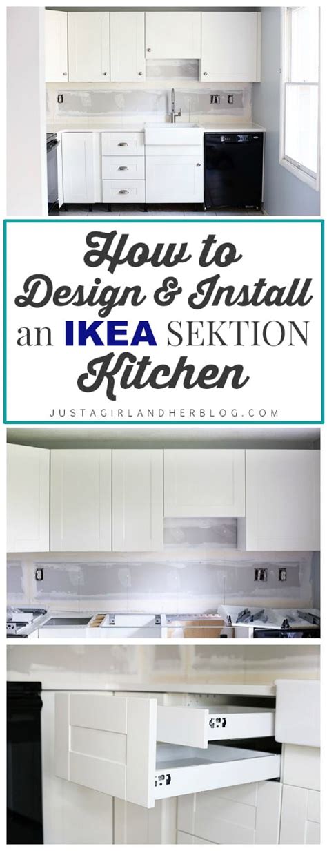 This will allow you to move around without base cabinets in the way. How to Design and Install IKEA SEKTION Kitchen Cabinets ...