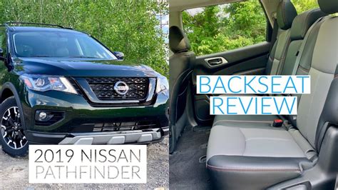 2019 Nissan Pathfinder Interior Backseat Review Youtube