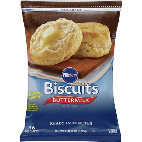 Ingredients enriched flour bleached (wheat flour, niacin, ferrous sulfate, thiamin mononitrate, riboflavin, folic acid), water, palm and soybean oil, sugar, palm kernel oil, baking powder (sodium acid pyrophosphate, baking soda, sodium aluminum phosphate). Pillsbury Biscuits, Buttermilk (36 each) - Instacart