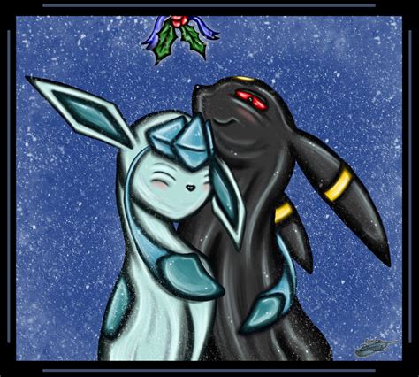 Umbreon X Glaceon Commission By The Bluetip On Deviantart