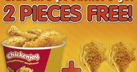 Diggdavao Jollibee Grab An 8 Pc Bucket And Get 2 Pcs Free For