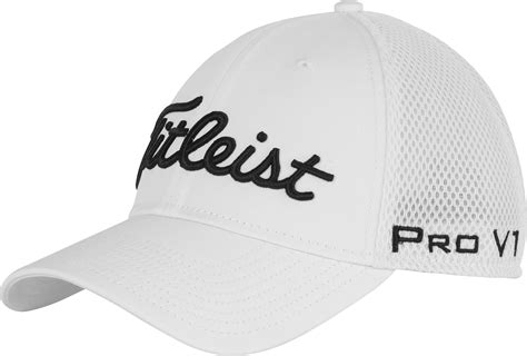 Titleist Mens Sports Mesh Fitted Golf Hat