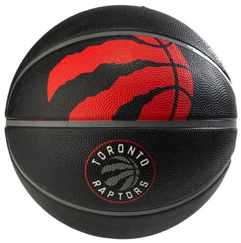 Spalding Raptors Mini Rubber Basketball Blackred Size 3 Canadian Tire