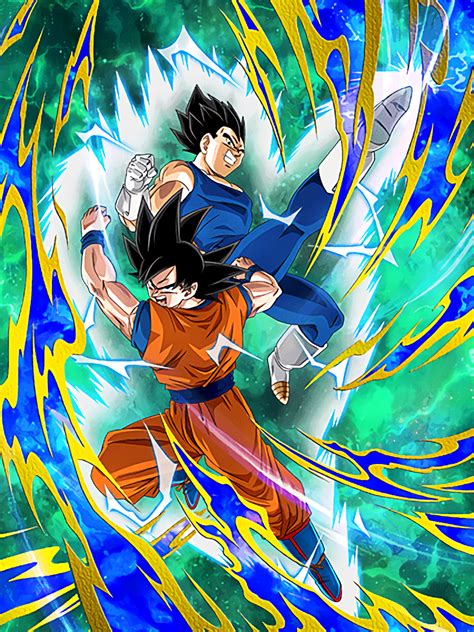 Goku está dispuesto a luchar contra cualquiera que quiera imponer el mal en el mundo. Rivaux éternels - Son Goku & Vegeta | Wiki DokkanBattleFR ...