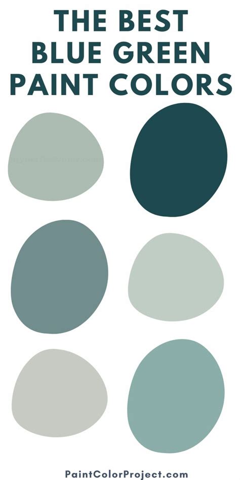 The Best Blue Green Paint Colors For 2024 The Paint Color Project