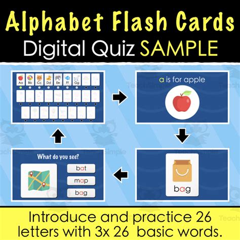 Sample Alphabet Flash Cards 2 Digital Pdf Activities Printables By