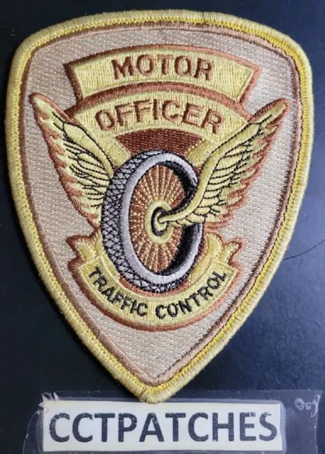 California Motor Officer Traffic Control Police Shoulder Patch Ca 14