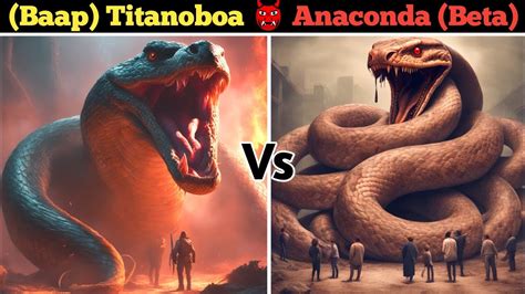 👑 Anaconda Vs Titanoboa कौन जीतेगा Titanoboa Vs Anaconda Who Will