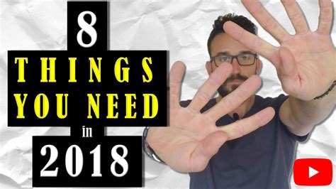 8 Things You Need In 2018 Hayden Perno