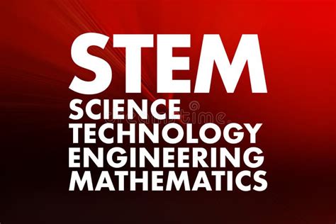 Stem Science Technology Engineering Mathematics Acronym Education