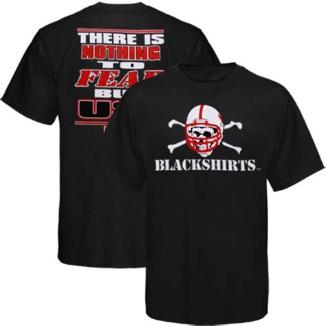 Nebraska Cornhuskers Blackshirts Nothing To Fear T Shirt