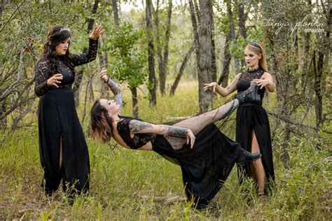A Coven Of Witches Creative Portrait Session In Lethbridge
