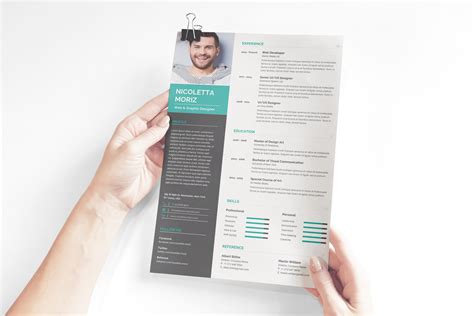 If so, then this one is great for you! Technician CV Design Template to download Word format (DOC ...