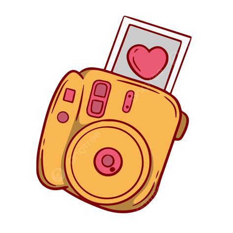 Polaroid Camera For Valentines Day Polaroid Camera Valentine Png And