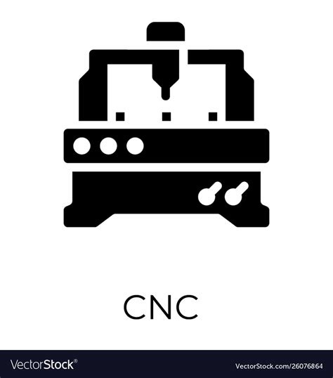 Cnc Cutting Machine Royalty Free Vector Image Vectorstock