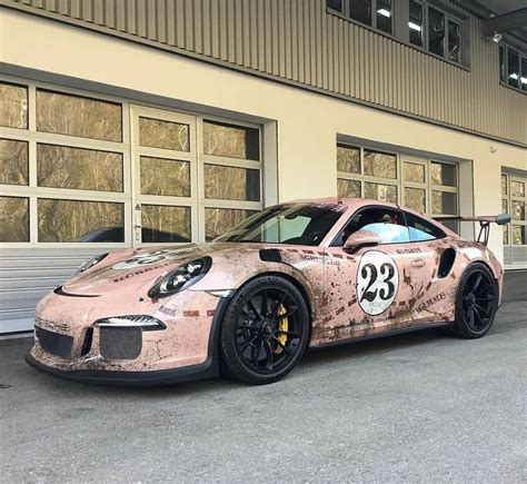 Pink Pig Porsche 911 Gt3 Rs Is A Rusty Tribute To The Infamous 91720