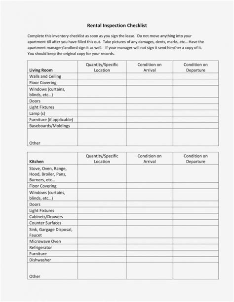 Browse Our Sample Of Walk Thru Checklist Template Inspection