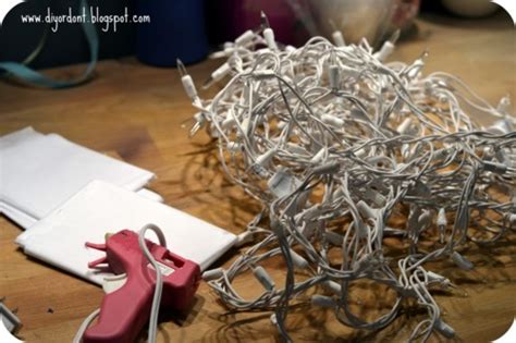 Merry Brides — Diy Tissue Paper Flower String Lights