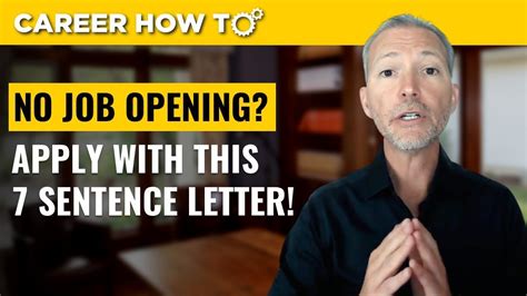 Here are a few additional relevant tips for preparing your cover letter and resume: How to Apply when there is No Opening: 7 Sentence Cover ...