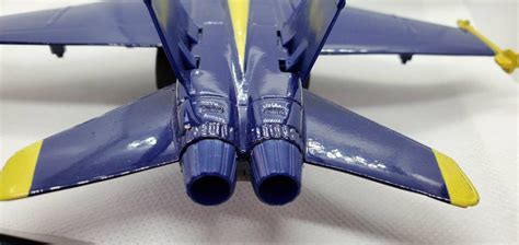 F 18 Blue Angels Toy All Metal Construction Maverick Tom Etsy