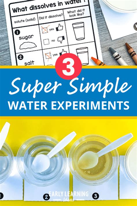 Water Experiments For Preschoolers How To Make Science Simple