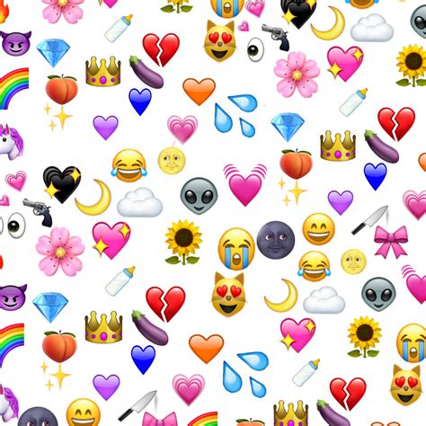 Download Aesthetic Emoji Background Png Png And  Base
