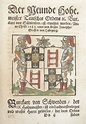 Woodcut arms of Burchard von Schwanden (hand-colored) used… | Flickr