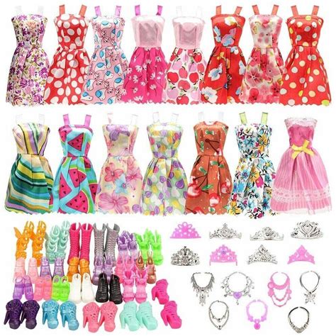 【通信販売】 Sotogo 121 Pieces Doll Clothes And Accessories For 115 Inch Girl Doll Different