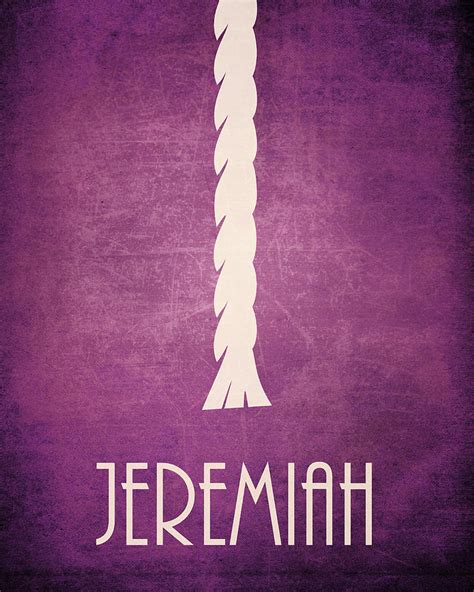 Jeremiah Icon Bible Minimal Art Digital Art By Brett Pfister Fine Art