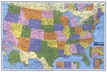 Large detailed administrative map of the USA | USA (United States of ...