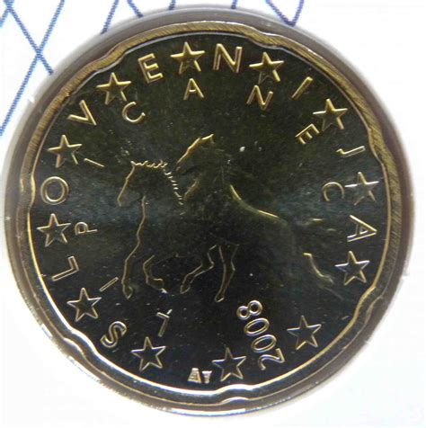 Slovenia 20 Cent Coin 2008 Euro Coinstv The Online Eurocoins Catalogue