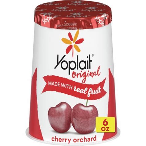 Yoplait Original Low Fat Cherry Orchard Yogurt Cup 6 Oz Food 4 Less