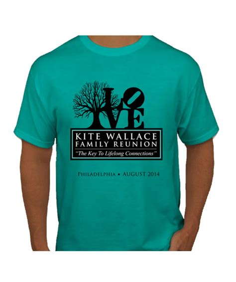 2nd family reunion tshirt design #2. 2014 Kite Wallace Family Reunion T-Shirt