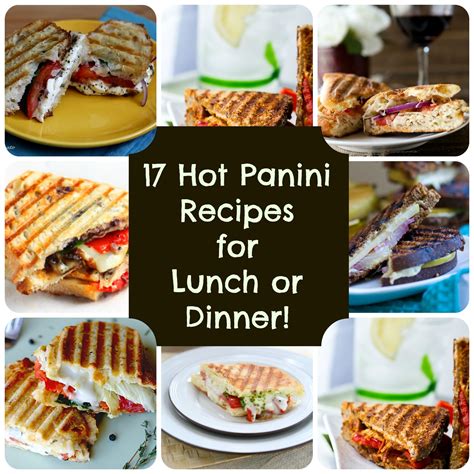Enjoy 15 of our most popular panini recipes for a delicious diversion from an ordinary sandwich meal. 10 Hot Panini Recipes Hearty Enough for Dinner | Panini recipes, Food recipes, Cooking recipes