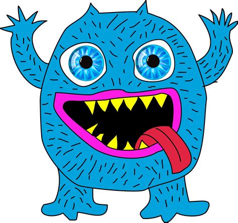 Blue Monster Free Stock Photo Public Domain Pictures