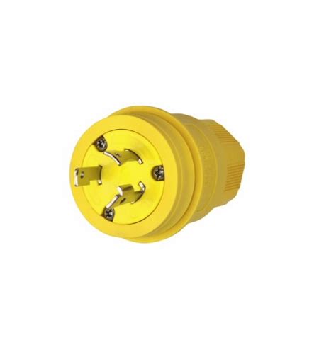 Eaton Wiring 30 Amp Locking Plug Nema L6 30 250v Yellow Eaton