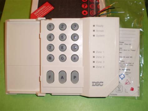 Dsc Pc500rk 4 Zone Alarm Keypad For Sale Online Ebay