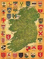 Map Of Ireland Surnames & Origins | Ancient ireland, Ireland ancestry ...