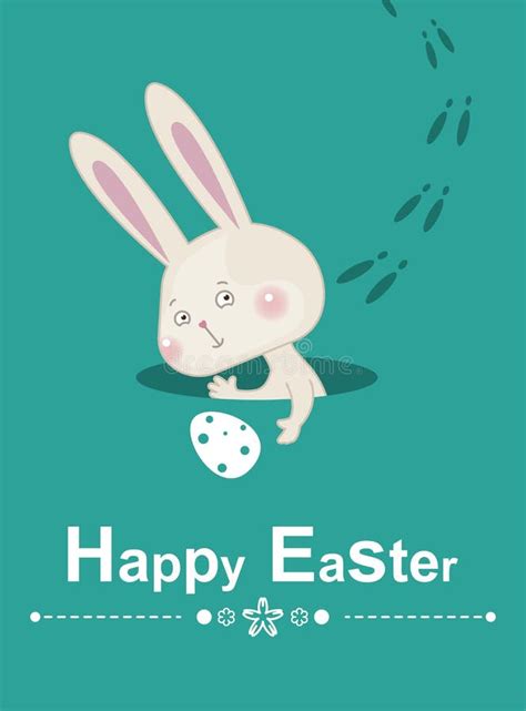 happy easter rabbit stock vector illustration of easter 97474271