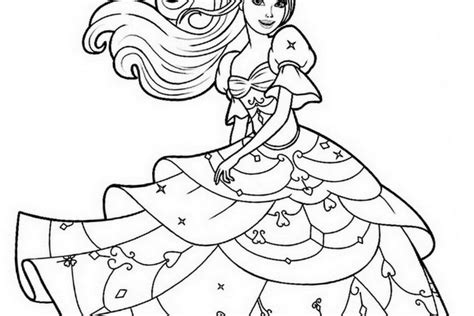 Animals for girls coloring pages. Barbie Horse Coloring Page - Coloring Home