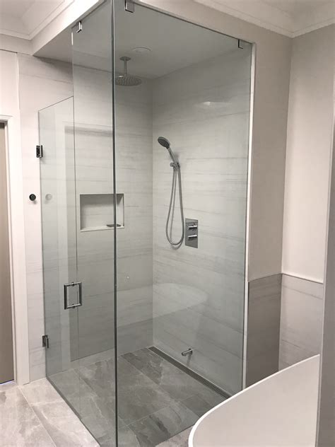 corner glass shower enclosures glass ninja get a custom quote today