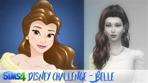 Sims 4 Disney Challenge Modern Princesses Belle Youtube